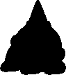 Sprite of a Dark Spike Top from Super Paper Mario.