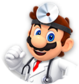 Icon of Dr. Mario from Dr. Mario World