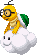 Sprite of Lakitu and Lakitu R from Mario & Luigi: Dream Team, Mario & Luigi: Superstar Saga + Bowser's Minions, and Mario & Luigi: Bowser's Inside Story + Bowser Jr.'s Journey