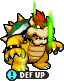 Bowser having his defense increased