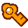 Sprite of the Elevator Key of Riverside Station in Paper Mario: The Thousand-Year Door.