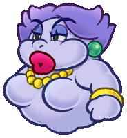 Flurrie's idle sprite from Paper Mario: The Thousand-Year Door