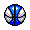 Blue/Silver ball