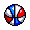 Blue/White/Red Ball