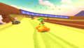 Yoshi in the Gold Pipe Frame on Wii Maple Treeway