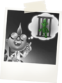 E. Gadd realizing that Gooigi's viscosity could be improved to allow him to slip through tight spaces