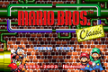 English title screen (Super Mario World: Super Mario Advance 2 and Yoshi's Island: Super Mario Advance 3)