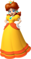 Artwork of Princess Daisy in Mario & Sonic at the London 2012 Olympic Games (later used in Mario Kart 7, Mario Party 10, Super Mario Run and Mario Party: The Top 100)