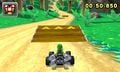 Screenshot from Mario Kart 7 (Rock Rock Mountain)