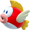 Artwork of a Cheep Cheep from New Super Mario Bros. U (later reused for Super Mario Party)