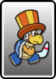 A Circus Bro card from Paper Mario: Color Splash