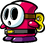 Artwork of a Shy Guy from Mario vs. Donkey Kong 2: March of the Minis (later reused in Mario vs. Donkey Kong: Mini-Land Mayhem!)