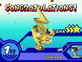 The Lightning Cup trophy in Mario Kart DS.