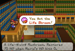 Life Shroom Peach's Castle.png