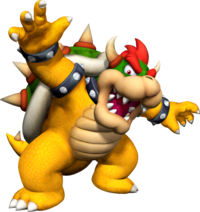 Artwork of Bowser in Super Mario 64 DS (also used in Mario & Sonic at the Olympic Games)