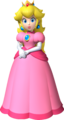 Artwork of Princess Peach for Mario & Sonic at the Olympic Winter Games (also used for Fortune Street and New Super Mario Bros. 2)