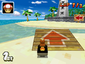 Screenshot fromMario Kart DS (Cheep Cheep Beach)