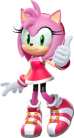 Artwork of Amy Rose for Mario & Sonic at the Rio 2016 Olympic Games