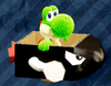 A costume from Yoshi's Crafted World