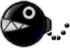 A Paper Chain Chomp's battle sprite from Mario & Luigi: Paper Jam.