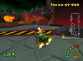 Screenshot from Mario Kart: Double Dash!! (Bowser's Castle)