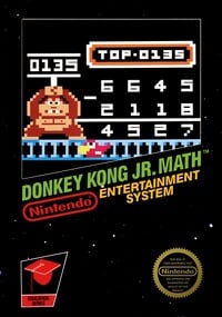 North American box art for Donkey Kong Jr. Math