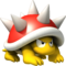 Artwork of a Spiny in New Super Mario Bros. Wii (later used in Super Mario Run)