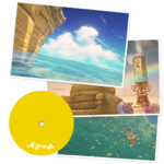 The Seaside Kingdom Music record from the Music List in "Super Mario Odyssey."