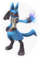 A Sticker of Lucario.