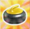 The Curling Stone sticker from Paper Mario: Sticker Star