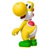 Artwork of a Yellow Yoshi in Super Mario Run.