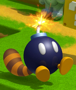 A Tail Bob-omb in Super Mario 3D Land