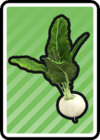 A Turnip Card in Paper Mario: Color Splash.