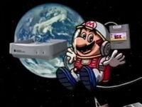 Mario in a Satellaview commercial.