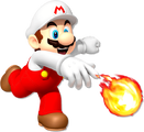 Artwork of Fire Mario in Mario Kart Arcade GP DX