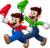 Mario and Luigi tipping their hats