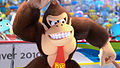 Donkey Kong competing in the event in the game's opening.