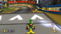 Screenshot from Mario Kart 8 (Mario Kart Stadium)