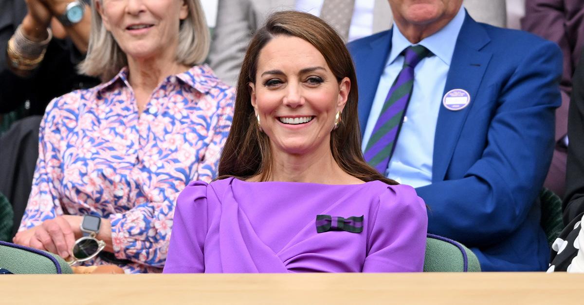 Kate Middleton at Wimbledon in 2024.