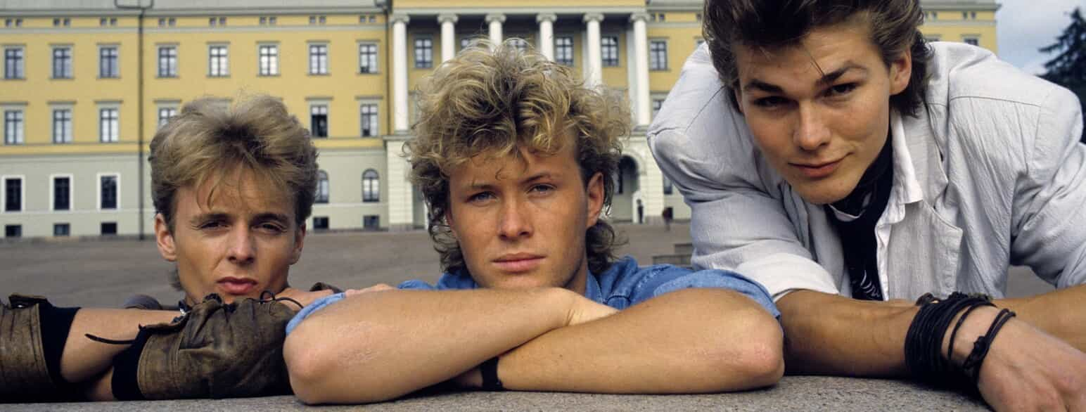 A-ha ved Slottet i 1985