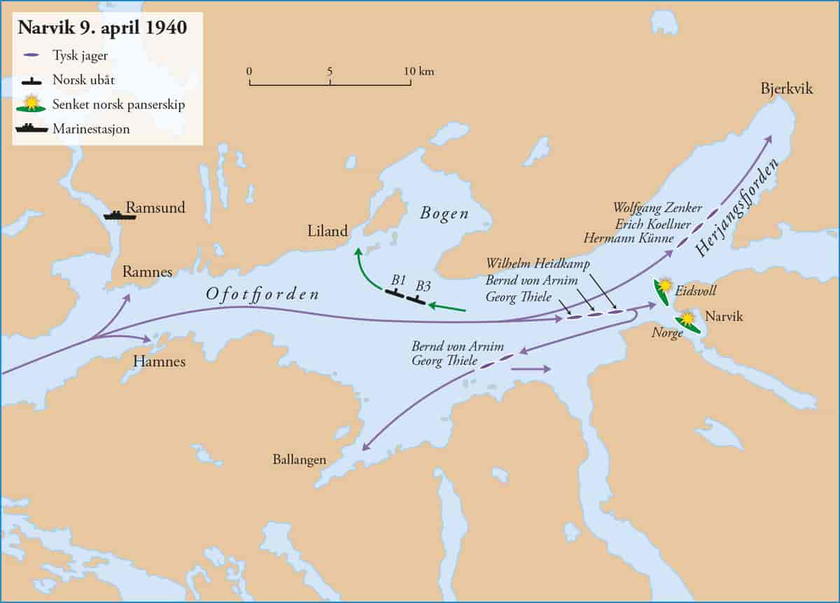 Narvik 9. april 1940