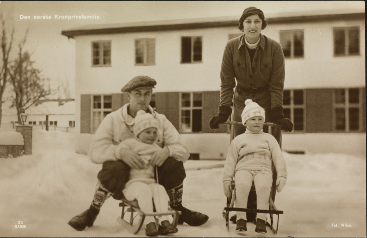 Kronprinsfamilien på Skaugum 1934