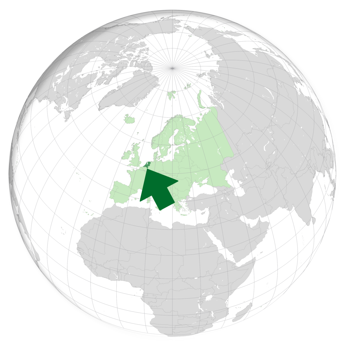 Nederland, plassering