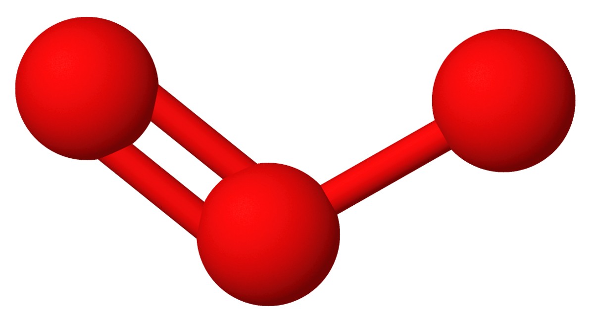 Molekylmodell ozon