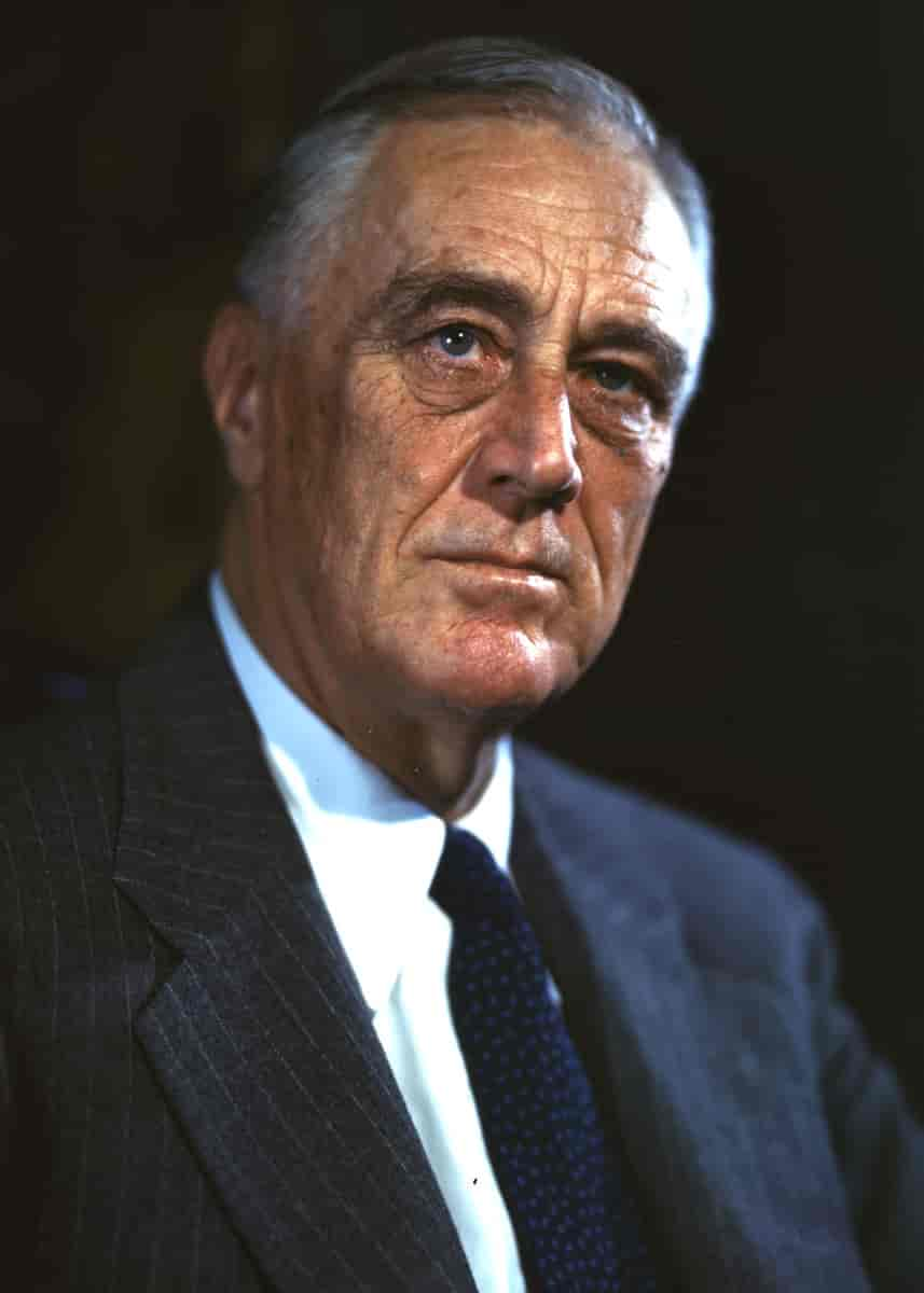 Franklin D. Roosevelt, offisielt foto fra 1944