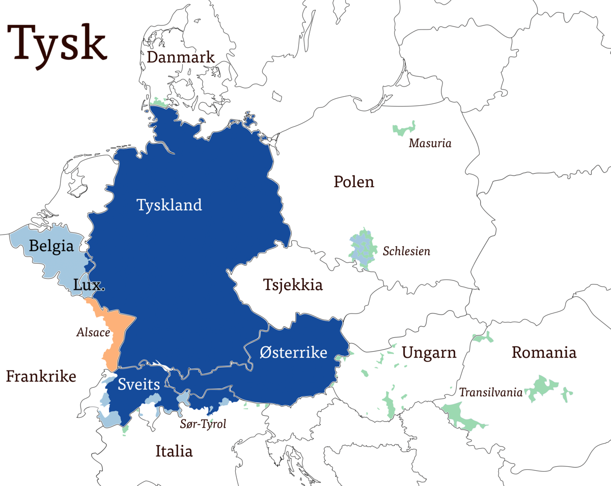 Tysk som offisielt språk i Europa