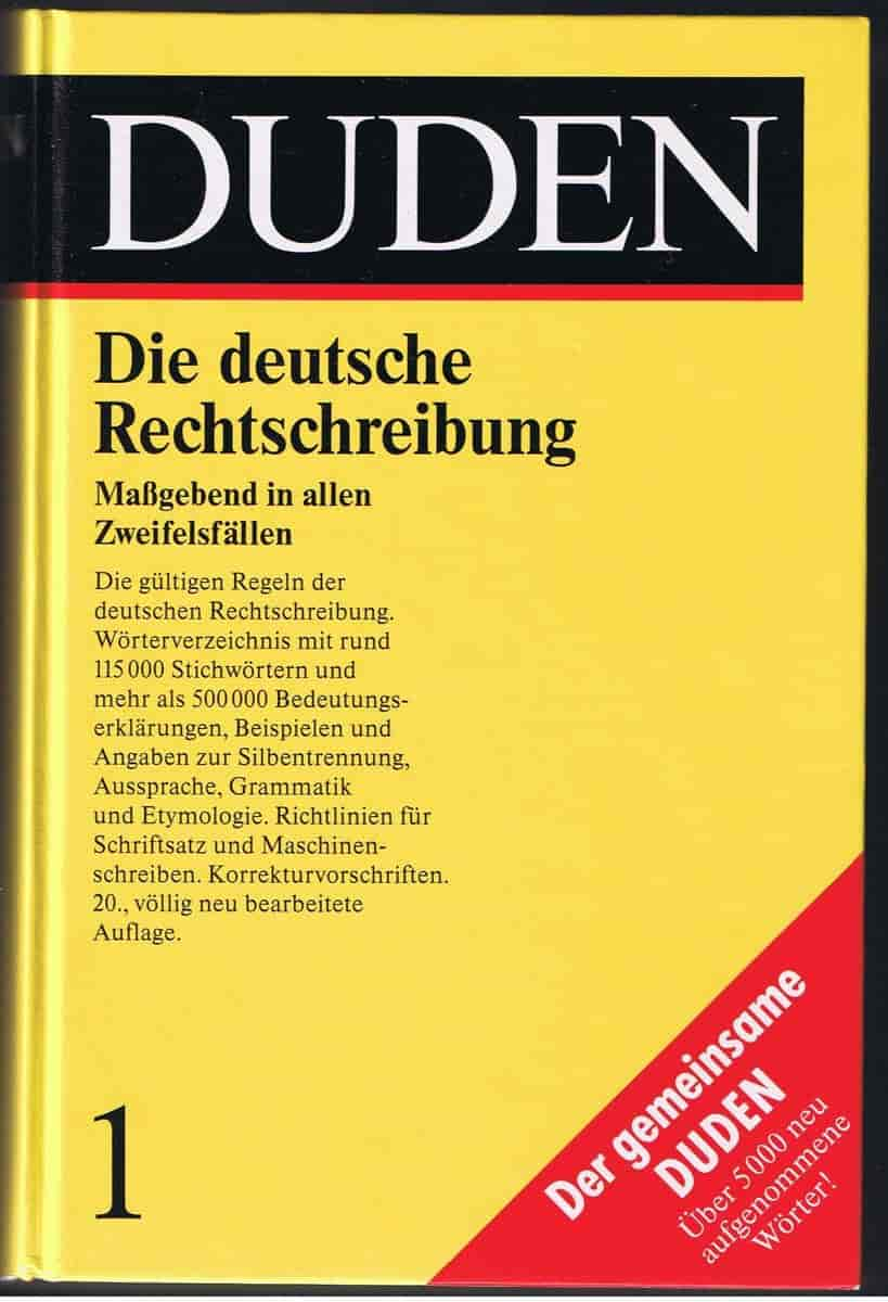 Rechtschreibung der Deutschen Sprache