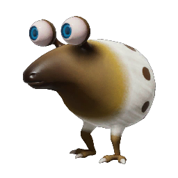 Icon for the Whiptongue Bulborb, from Pikmin 4's Piklopedia.