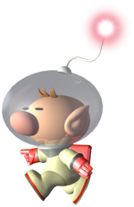 Artwork of Olimar walking from Pikmin.