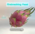 The Fire-Breathing Feast being analyzed in Pikmin 3.